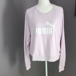 Puma Pastel Lavender Crewneck Sweatshirt